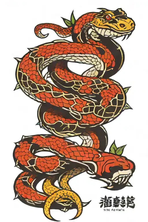snake around neck tattoo tattoo design idea