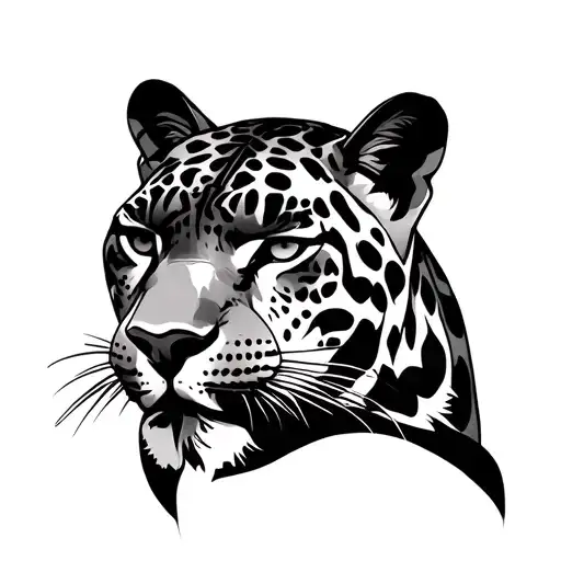 Jaguar, Mayan Guerrier tattoo design idea
