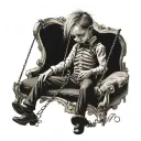 marionette, cutting threads tattoo design idea