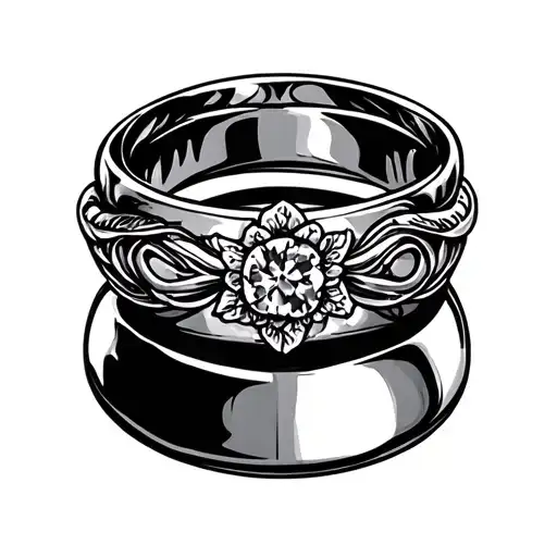 wedding ring finger tattoo tattoo design idea