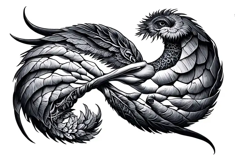 gemini zodiac sign tattoo design idea