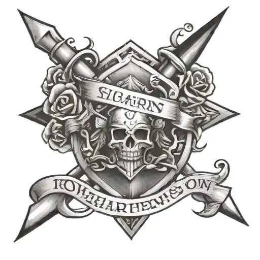 Iron sharpens iron tattoo design idea