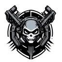 Cyberpunk Edgerunner logo tattoo design idea