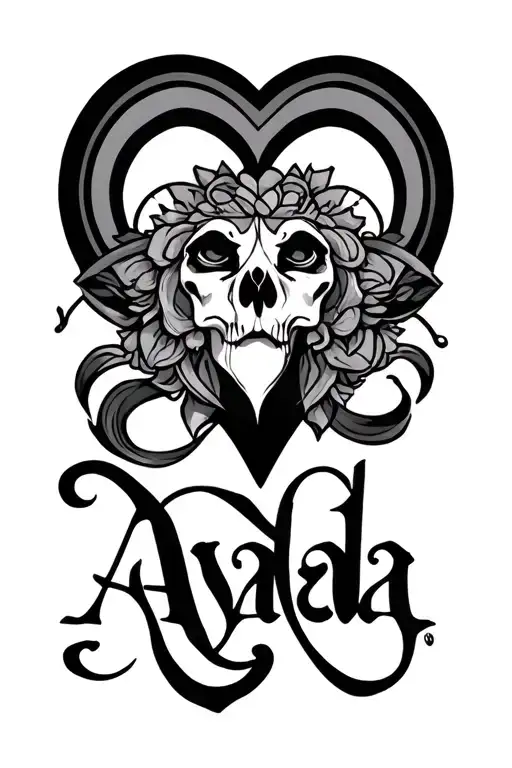 name of ayala tattoo design idea
