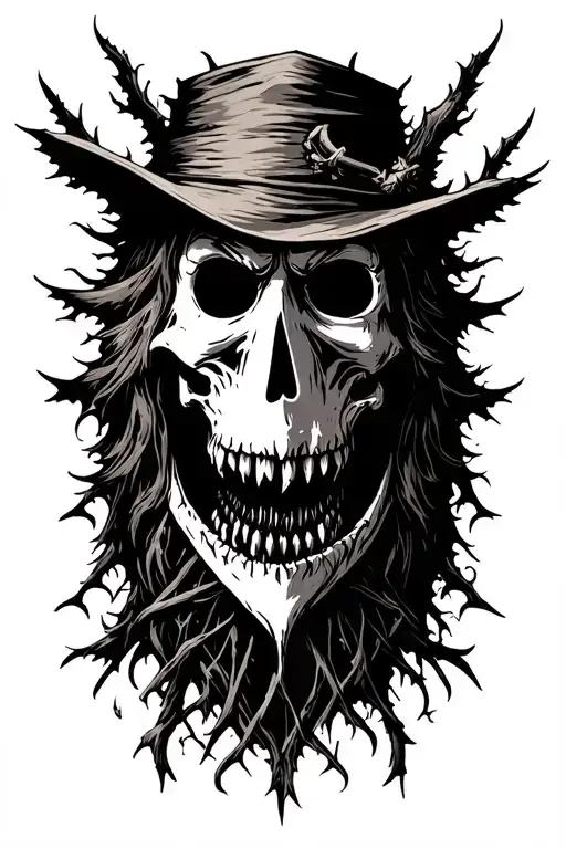 scarecrow tattoo design idea