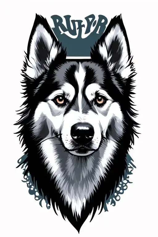 Rush bytor and the snow dog  tattoo design idea