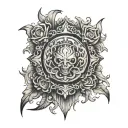 strength and honor tattoo design idea