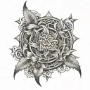 strength and honor tattoo design idea