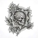 strength and honor tattoo design idea
