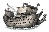 Noah's Ark tattoo design idea