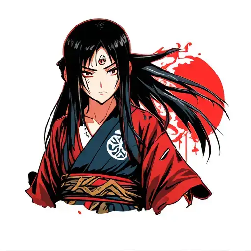 Sharigan itachi tattoo design idea