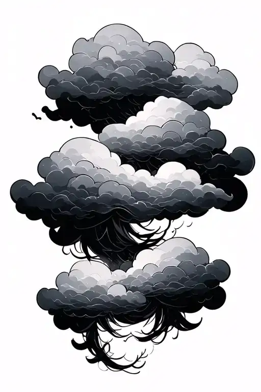 i want akatsuki clouds  patern sleef tattoo design idea