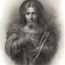 st Christopher patron Saint tattoo design idea