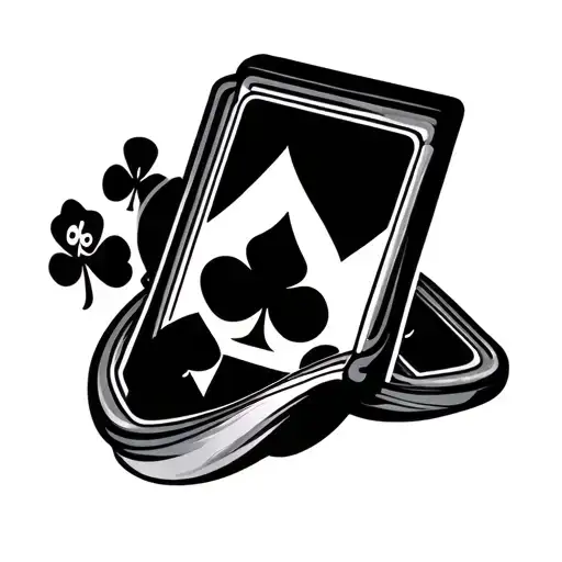 Irish gambling tattoo design idea