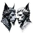 Castor And Pollux tattoo design idea