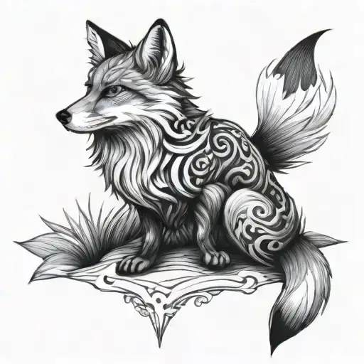 samuria+fox+home tattoo design idea