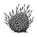 tumbleweed tattoo design idea