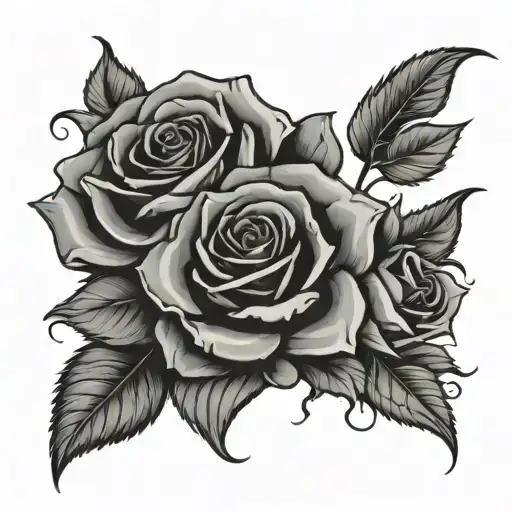 England St George rose tattoo tattoo design idea