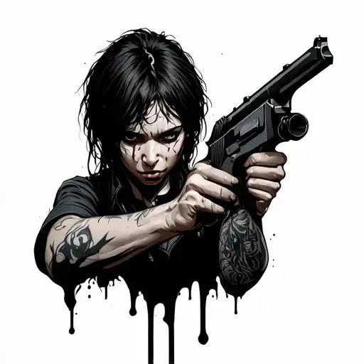 resident evil 7 tattoo design idea