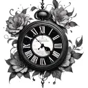 dali clocks tattoo design idea