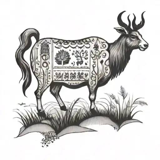 Punjab farm tattoo design idea