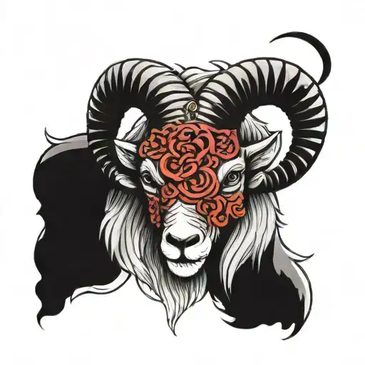 ram head tattoo design inspired tattoo design idea