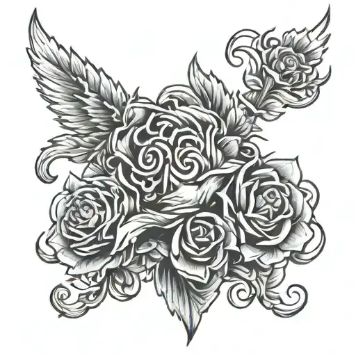 Undefeated tattoo design idea