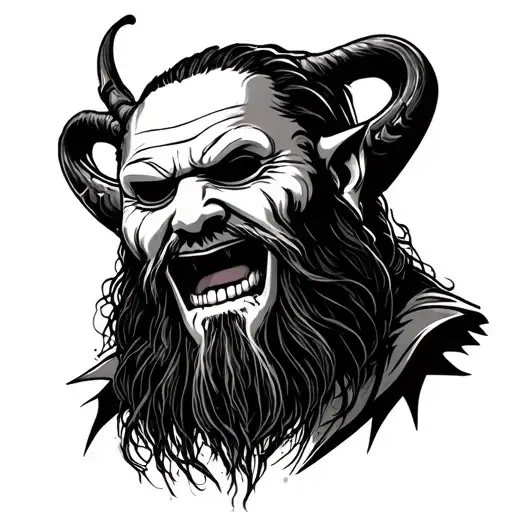 wwe bray wyatt fiend mask dark tattoo design idea