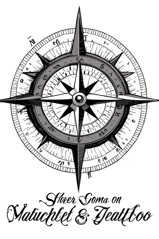 Nautical Compass Ink 1,677+ Nautical Compass Tattoo Ideas in 2026 - BlackInk AI