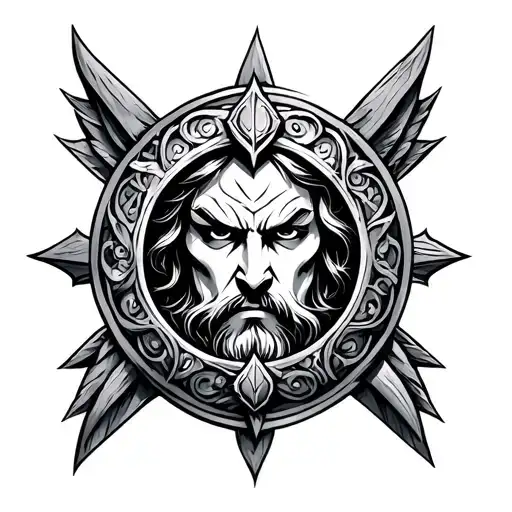 Norse tattoo design idea