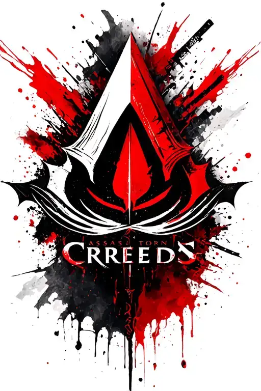 Assassin Creed logo tattoo design idea
