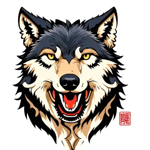 wolf with romulus and remus tattoo design idea