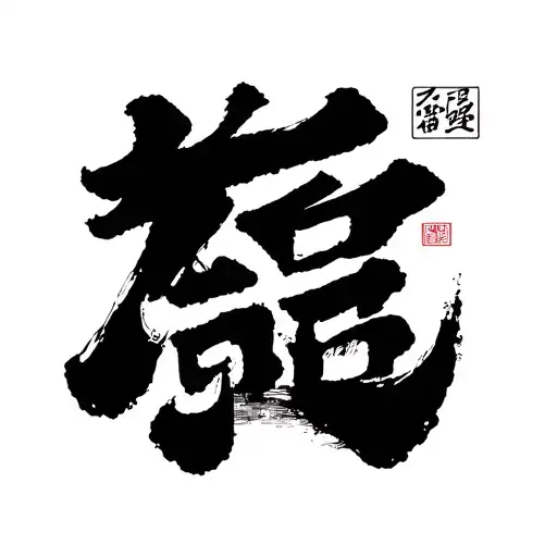 mount Aso with japanese kanji for Aso tattoo design idea