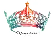 "The Queen's Residence" Queen crown tattoo design idea