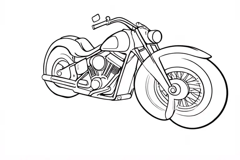 harley davidson freeweeler tattoo design idea