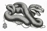 an anaconda tattoo tattoo design idea