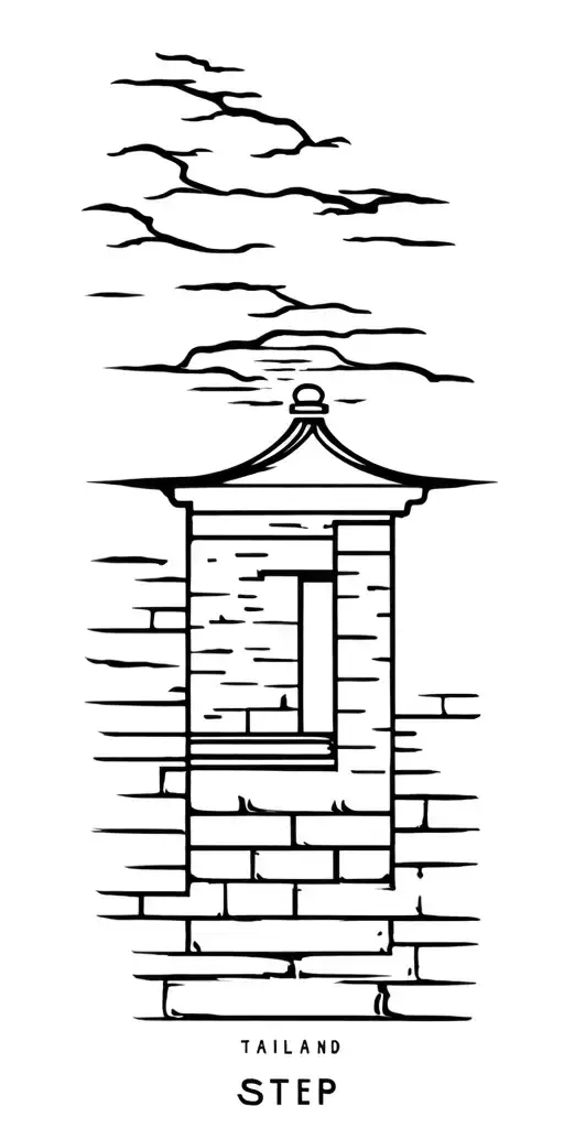 steep, water, brick, design, archytecture, podorys, Asian cuisine, cooking, Thailand, lgbt, sifi tattoo design idea