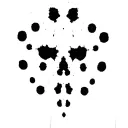 rorschach ink blot dots tattoo design idea