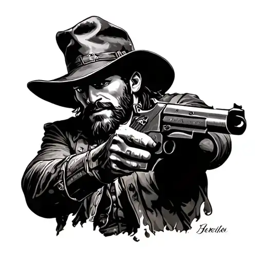 arthur morgan red dead redemption tattoo design idea