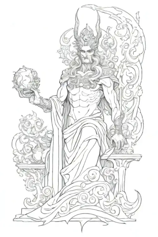 hades tattoo design idea