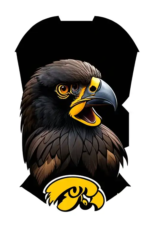 Iowa Hawkeye tattoo design idea