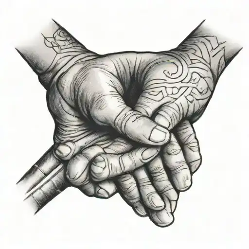 pinky promise tattoo design idea