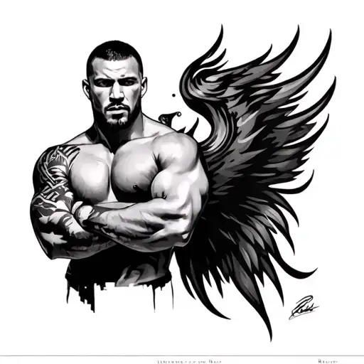 randy Orton tattoo design idea