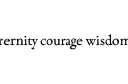 "serenity courage wisdom" tattoo design idea
