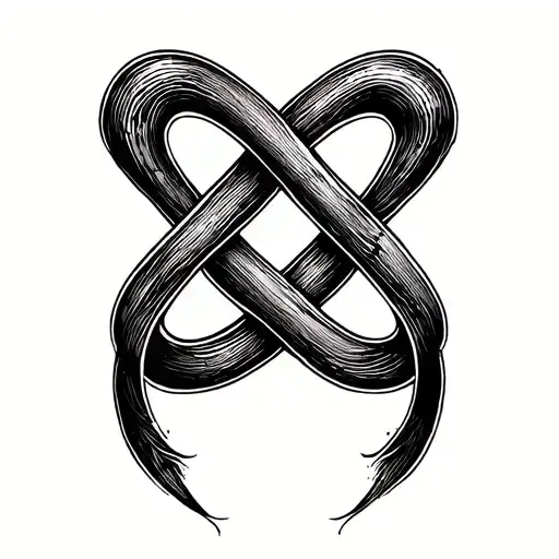 Infinity symbol for a wrist tattoo  tattoo design idea