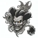 Inferno Divinity Comedy tattoo design idea