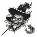 Inferno Divinity Comedy tattoo design idea