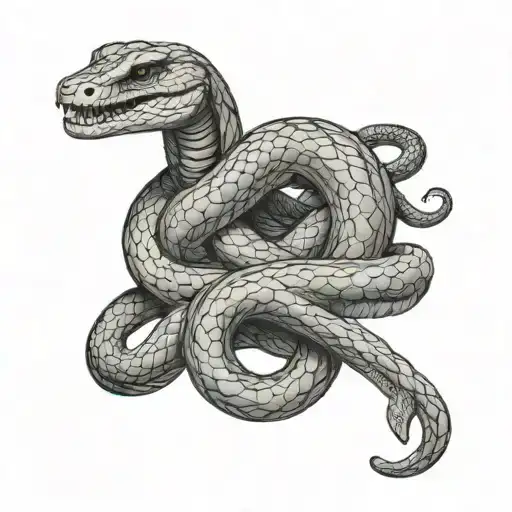 cadecus healthcare with snakes  tattoo design idea