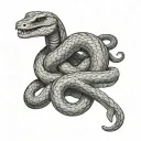 cadecus healthcare with snakes  tattoo design idea