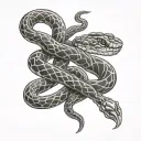 cadecus healthcare with snakes  tattoo design idea